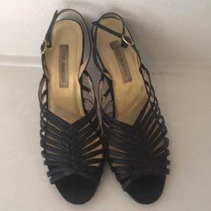 Ann Marino Strappy black heels